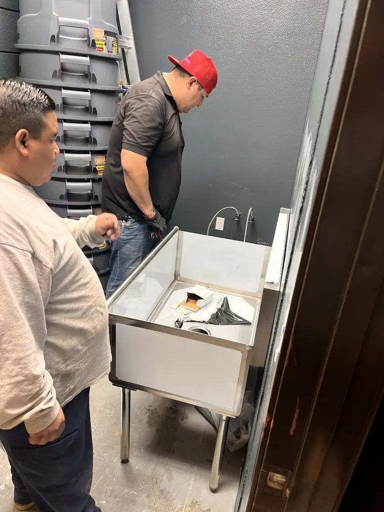 Commercial plumbing and sink installation in Hawkins Point